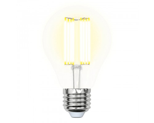 Лампа светодиодная филаментная E27 23W 3000K прозрачная LED-A70-23W/3000K/E27/CL PLS02WH UL-00005897