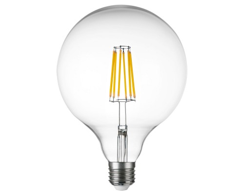 Лампа светодиодная филаментная Lightstar LED Filament E27 10W 3000K груша прозрачная 933202