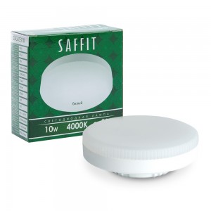 Лампа светодиодная Saffit GX53 10W 4000K матовая SBGX5310 55228