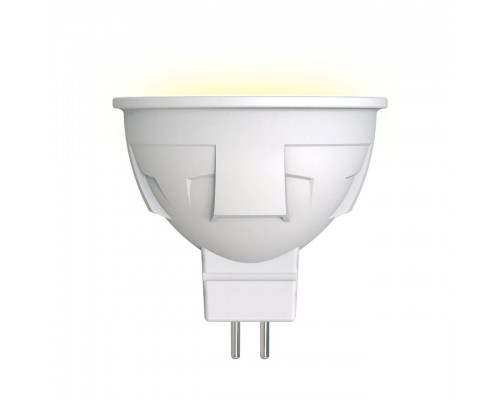 Лампа светодиодная Uniel GU5.3 6W 3000K матовая LED-JCDR 6W/WW/GU5.3/FR PLP01WH UL-00002424