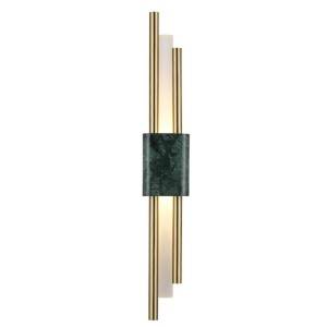 Настенный светодиодный светильник Crystal Lux CARTA AP6W LED GREEN/BRASS