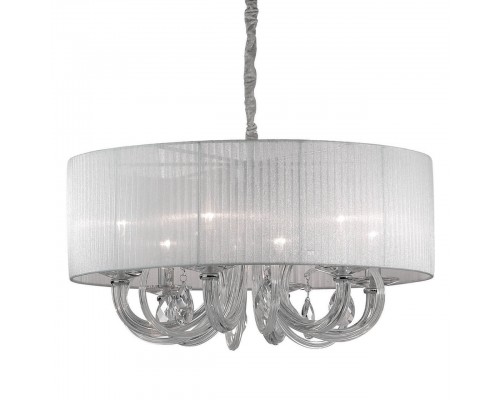 Подвесная люстра Ideal Lux Swan SP6 Bianco 035826