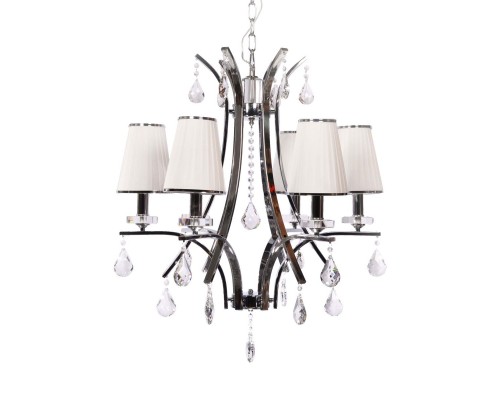 Подвесная люстра Lumina Deco Glamour LDP 66247-6 WT+CHR