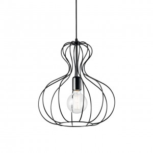 Подвесной светильник Ideal Lux Ampolla-1 SP1 Nero 148502