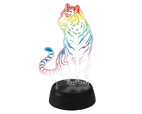 Светодиодная фигура Uniel ULI-M507 RGB/3AA Tiger/Black UL-00008402