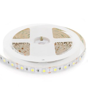 Светодиодная лента Apeyron 14,4W/m 60Led/m 5050SMD холодный белый 1M 227BL