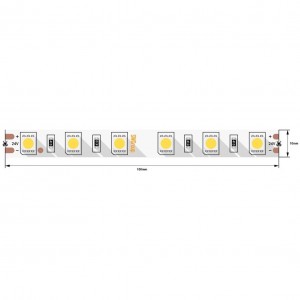 Светодиодная лента SWG 14,4W/m 60LED/m 5050SMD холодный белый 5M 006319