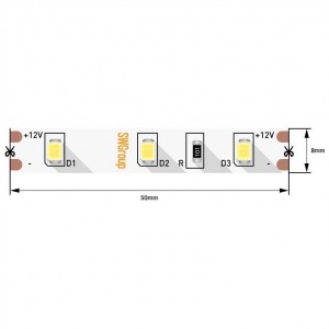 Светодиодная лента SWG 4,8W/m 60LED/m 2835SMD нейтральный белый 5M 003590