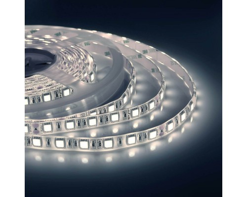 Светодиодная влагозащищенная лента Apeyron 14,4W/m 60Led/m 5050SMD холодный белый 5M 00-318