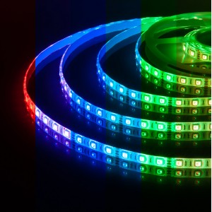 Светодиодная влагозащищенная лента Elektrostandard 14,4 W/m 60LED/m 5050SMD RGB 5M a034876