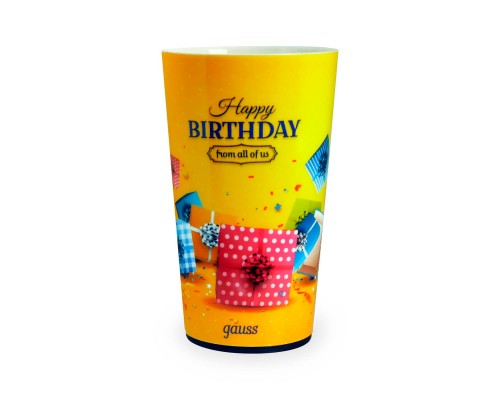 Светодиодный стакан Gauss LCUP Birthday LC002