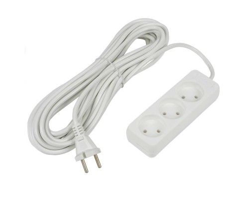 Удлинитель Uniel Ultra 3гн х 10м б/з S-CU3-7 White UL-00009986