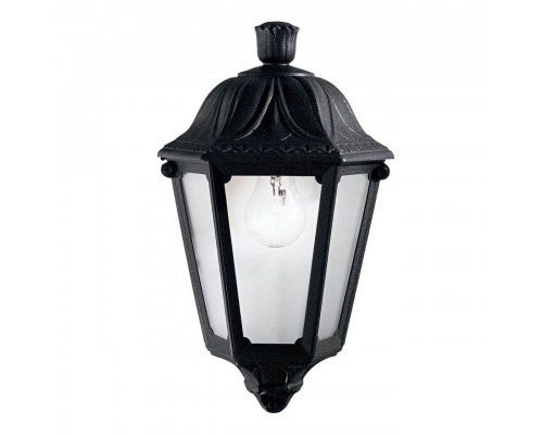 Уличный настенный светильник Ideal Lux Anna AP1 Small Nero 101552