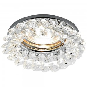 Встраиваемый светильник Ambrella light Crystal K206 CL/CH