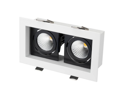 Встраиваемый светодиодный светильник Arlight CL-Kardan-S180x102-2x9W Warm 024130